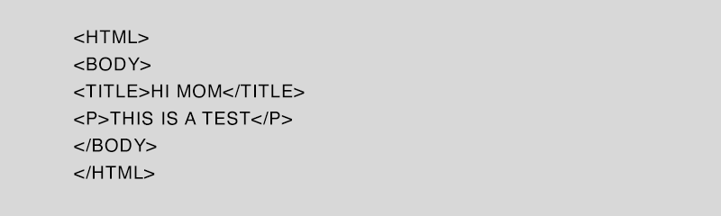 html code